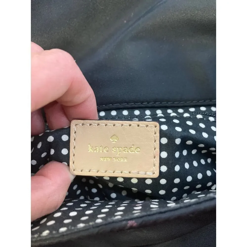 KATE SPADE, SMALL BLACK NYLON WOMENS CROSSBODY BAG